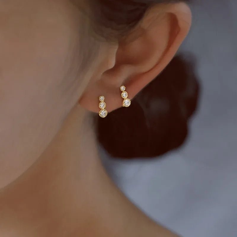 Cascading Spark Ear Climbers - GILDED GLIMMER