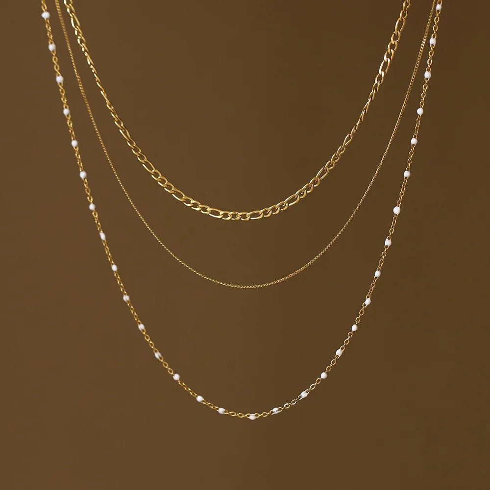 Layered Gold Chains - GILDED GLIMMER