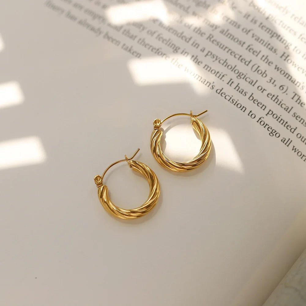 Gilded Bloom Hoops - GILDED GLIMMER