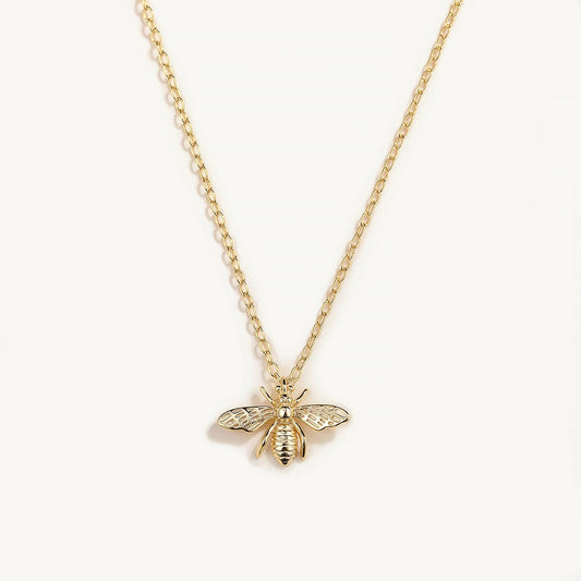 Golden Bee Necklace - GILDED GLIMMER