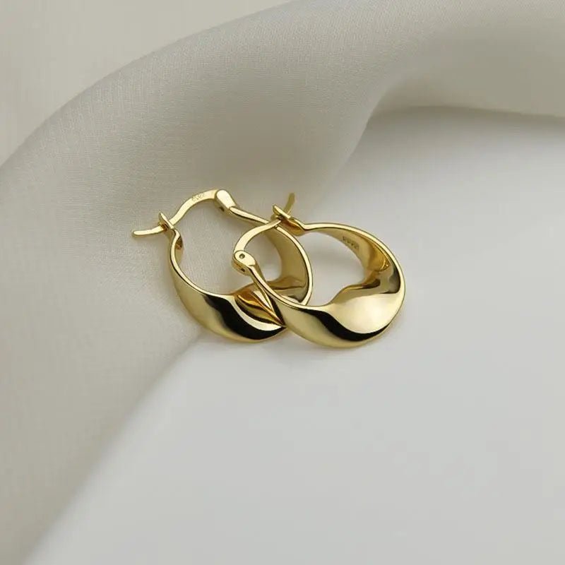 Golden Tide Hoops - GILDED GLIMMER