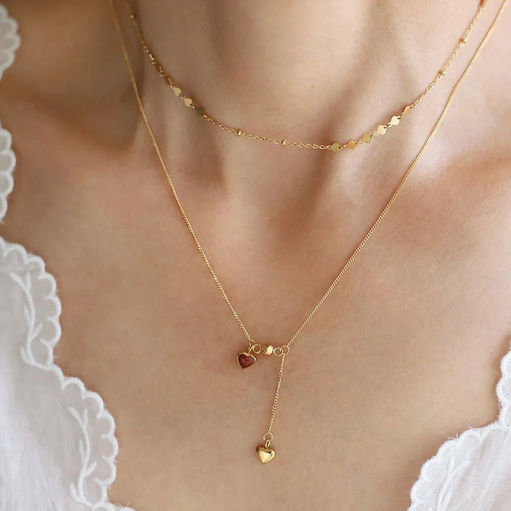 Shiny Chain Necklace - GILDED GLIMMER