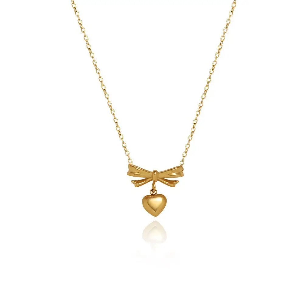 Twin Charm Grace Necklace - GILDED GLIMMER